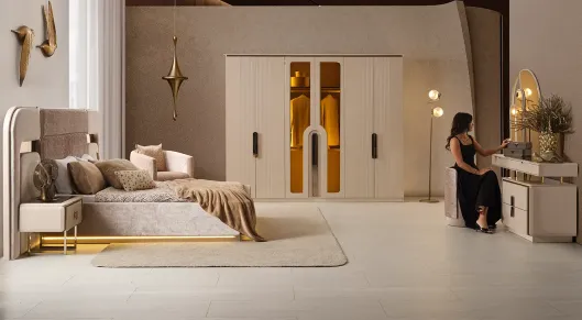 Solo 6 Kapaklı Modern Yatak Odası Takımı